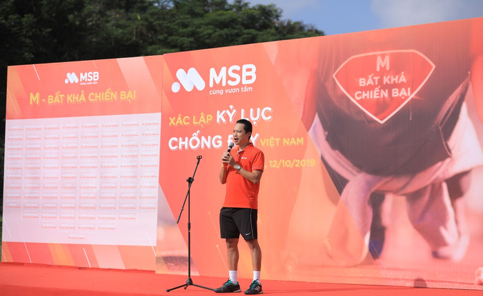 Ông Huỳnh Bửu Quang - Tổng giám đốc MSB khai mạc chương trình Ông Huỳnh Bửu Quang - Tổng giám đốc MSB khai mạc chương trình