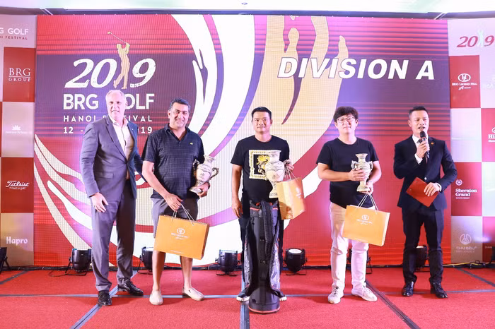 Các golf thủ đứng đầu Bảng A tại BRG Golf Hà Nội Festival 2019