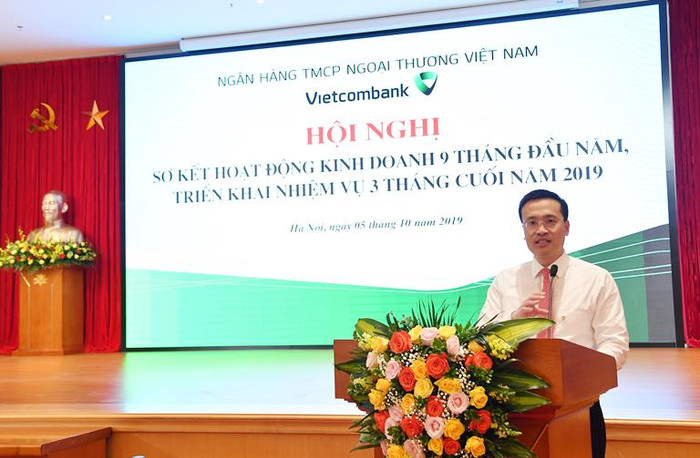 Tổng giám đốc Vietcombank Phạm Quang Dũng báo cáo kết quả kinh doanh 9 tháng đầu năm 2019 Tổng giám đốc Vietcombank Phạm Quang Dũng báo cáo kết quả kinh doanh 9 tháng đầu năm 2019