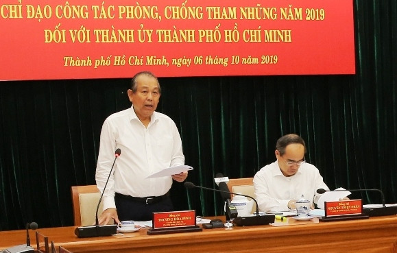 Ủy viên Bộ Chính trị, Phó Thủ tướng Thường trực Chính phủ Trương Hòa Bình phát biểu tại buổi làm việc. Ảnh: VGP/Mạnh Hùng Ủy viên Bộ Chính trị, Phó Thủ tướng Thường trực Chính phủ Trương Hòa Bình phát biểu tại buổi làm việc. Ảnh: VGP/Mạnh Hùng