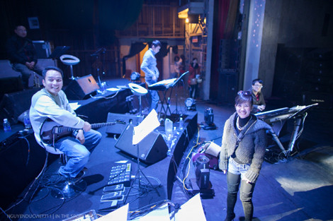 Khoảnh khắc dung dị, gần gũi của Hồng Nhung, Anh Quân.