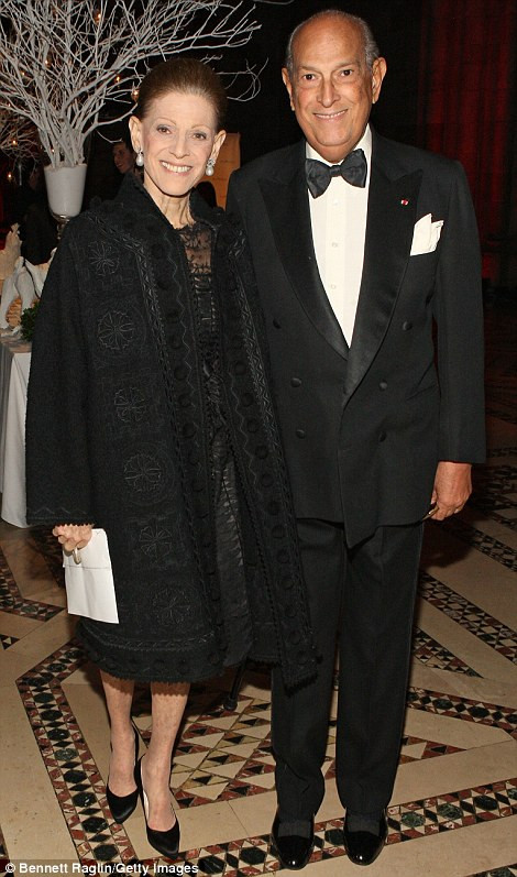 Nhà thiết kế huyền thoai Oscar de la Renta và vợ