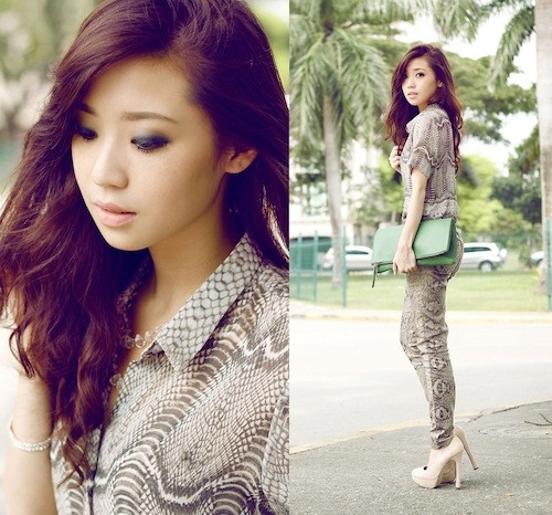 Cả bộ da rắn, tại sao không?