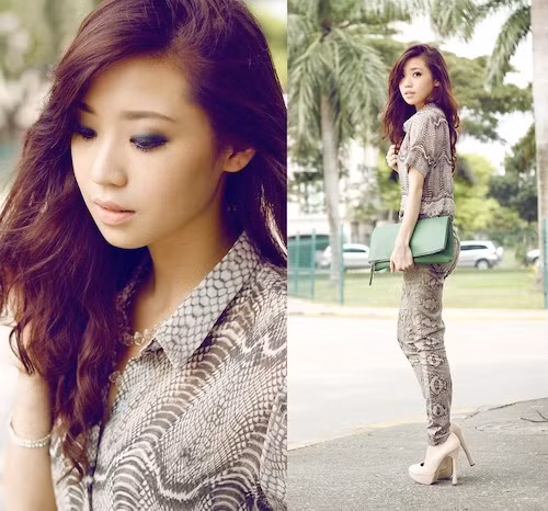 Cả bộ da rắn, tại sao không?