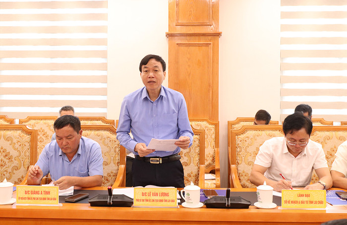 Ông Lê Văn Lương - Chủ tịch Ủy ban nhân dân tỉnh Lai Châu khẳng định tỉnh Lai Châu sẽ vào cuộc quyết liệt để đảm bảo tiến độ dự án.