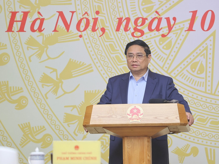 Thủ tướng Phạm Minh Chính: Nâng mức hỗ trợ, tạo phong trào, ngày hội xóa nhà tạm, nhà dột nát trên cả nước. Ảnh: VGP/Nhật Bắc Thủ tướng Phạm Minh Chính: Nâng mức hỗ trợ, tạo phong trào, ngày hội xóa nhà tạm, nhà dột nát trên cả nước. Ảnh: VGP/Nhật Bắc
