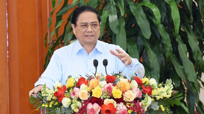 Thủ tướng Phạm Minh Chính phát biểu tiếp thu các ý kiến hoàn thiện Dự thảo văn kiện. (Ảnh: Trần Hải) Thủ tướng Phạm Minh Chính phát biểu tiếp thu các ý kiến hoàn thiện Dự thảo văn kiện. (Ảnh: Trần Hải)