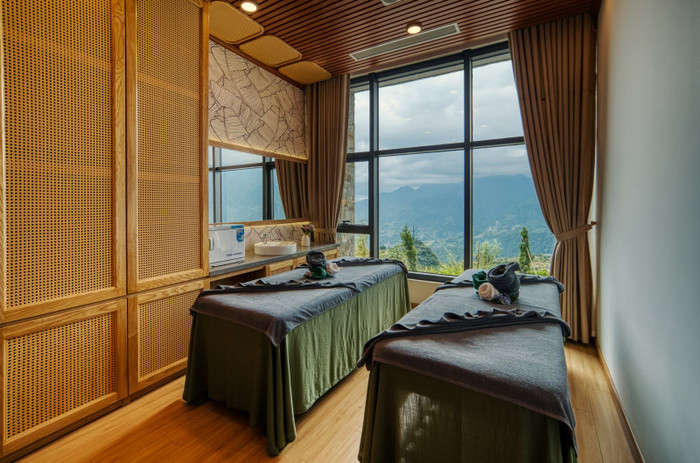 Các phòng spa của Lady Hill có tầm nhìn hướng núi Các phòng spa của Lady Hill có tầm nhìn hướng núi