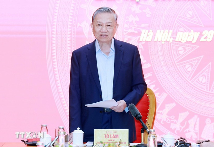 Tổng Bí thư Tô Lâm. (Ảnh: Thống Nhất/TTXVN) Tổng Bí thư Tô Lâm. (Ảnh: Thống Nhất/TTXVN)