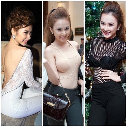 Cô thường xuyên làm "nhức mắt" công chúng bởi những bộ trang phục hở hang, khoe da thịt thế này. Cô thường xuyên làm "nhức mắt" công chúng bởi những bộ trang phục hở hang, khoe da thịt thế này.