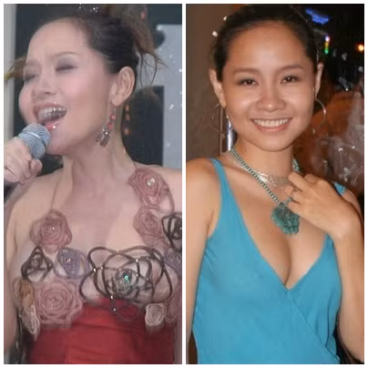 4. Mai Khôi "Người đàn bà hát" Mai Khôi" cũng là sao nữ thường xuyên góp mặt trong danh sách thảm họa thời trang của Vbiz, vì style "thả rông" ngực...