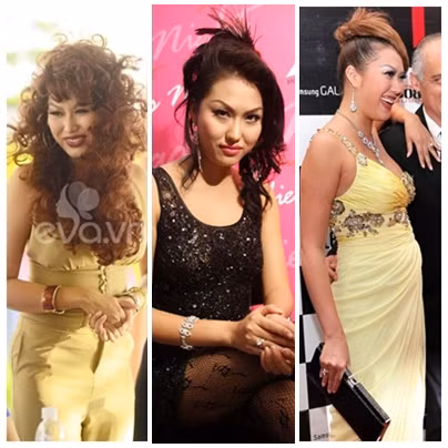 .. cùng những mái tóc và kiểu trang điểm không thể xấu hơn được nữa.