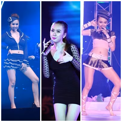 Trang phục biểu diễn của Angela Phương Trinh cũng nhận được khá nhiều cái "lắc đầu".