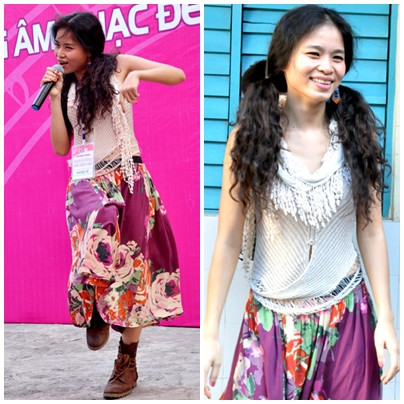 Một cô nàng bohemian đích thực, Đồng Lan đã thổi một làn gió tươi vui đầy ngẫu hứng vào giới showbiz Việt đang toàn ôm sát, khoét lưng, hở ngực. Nhưng có vẻ như cô đang đang dần 'mất kiểm soát" với gu thời trang của mình. Một cô nàng bohemian đích thực, Đồng Lan đã thổi một làn gió tươi vui đầy ngẫu hứng vào giới showbiz Việt đang toàn ôm sát, khoét lưng, hở ngực. Nhưng có vẻ như cô đang đang dần 'mất kiểm soát" với gu thời trang của mình.