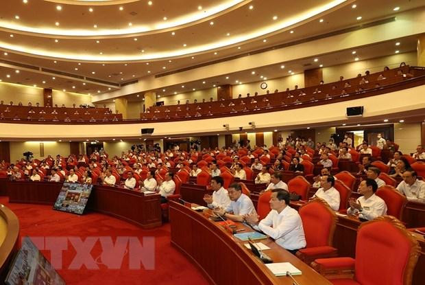 Các vị lãnh đạo Đảng, Nhà nước và các đại biểu dự hội nghị. (Ảnh: Trí Dũng/TTXVN) Các vị lãnh đạo Đảng, Nhà nước và các đại biểu dự hội nghị. (Ảnh: Trí Dũng/TTXVN)