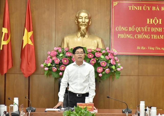 Ban Chỉ đạo Phòng, chống tham nhũng, tiêu cực tỉnh Bà Rịa-Vũng Tàu tuyệt đối chấp hành sự lãnh đạo, chỉ đạo của Ban Chỉ đạo phòng, chống tham nhũng, tiêu cực Trung ương và Ban Thường vụ Tỉnh ủy Bà Rịa-Vũng Tàu. Ban Chỉ đạo Phòng, chống tham nhũng, tiêu cực tỉnh Bà Rịa-Vũng Tàu tuyệt đối chấp hành sự lãnh đạo, chỉ đạo của Ban Chỉ đạo phòng, chống tham nhũng, tiêu cực Trung ương và Ban Thường vụ Tỉnh ủy Bà Rịa-Vũng Tàu.