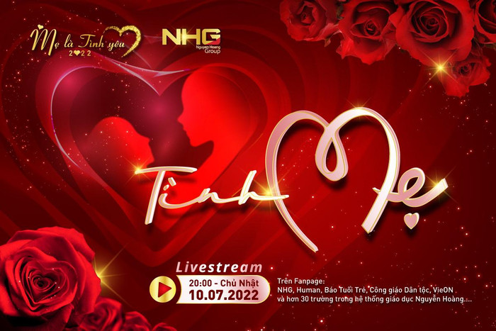 Chương trình “Mẹ là Tình Yêu” chủ đề “Tình Mẹ” sẽ chính thức phát sóng vào 20g00 ngày 10/7/2022 Chương trình “Mẹ là Tình Yêu” chủ đề “Tình Mẹ” sẽ chính thức phát sóng vào 20g00 ngày 10/7/2022
