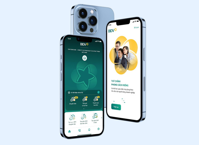 BIDV iBank cho phép người dùng tùy biến giao diện khi sử dụng BIDV iBank cho phép người dùng tùy biến giao diện khi sử dụng