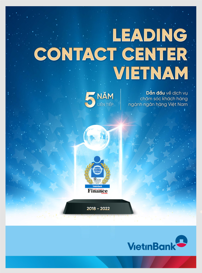 5 năm liên tiếp, VietinBank giữ vững vị thế dẫn đầu trong ngành chăm sóc khách hàng 5 năm liên tiếp, VietinBank giữ vững vị thế dẫn đầu trong ngành chăm sóc khách hàng