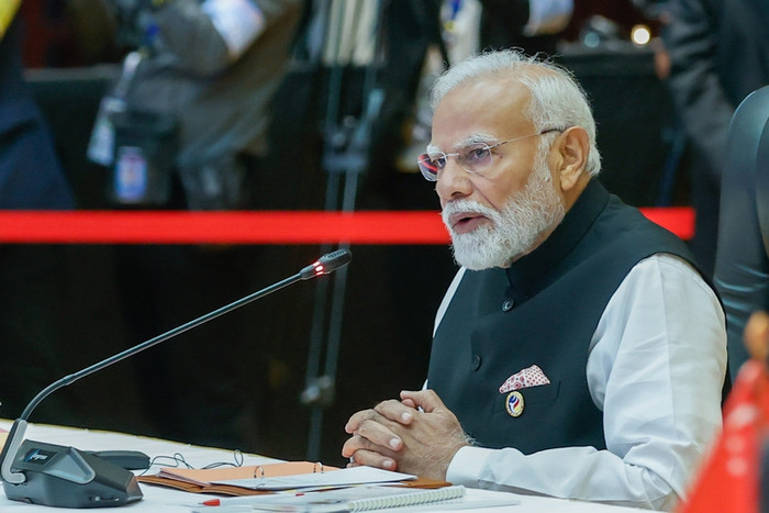 Thủ tướng Ấn Độ Narendra Modi phát biểu tại hội nghị. Ảnh: VGP/Nhật Bắc Thủ tướng Ấn Độ Narendra Modi phát biểu tại hội nghị. Ảnh: VGP/Nhật Bắc