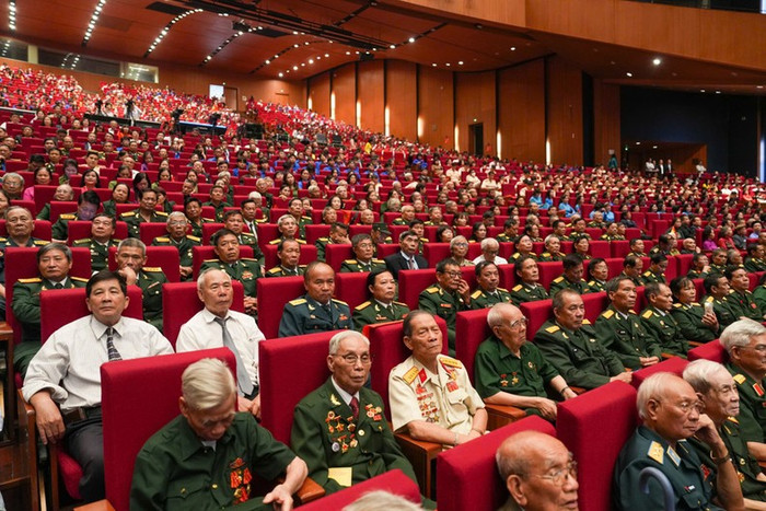 Các đại biểu dự lễ kỷ niệm. (Ảnh: Đăng Khoa) Các đại biểu dự lễ kỷ niệm. (Ảnh: Đăng Khoa)