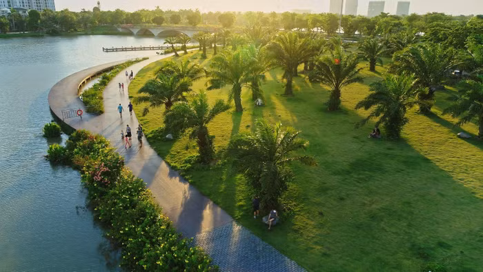 Nhiều cư dân “tổn thương” được môi trường sống Ecopark “chữa lành”.