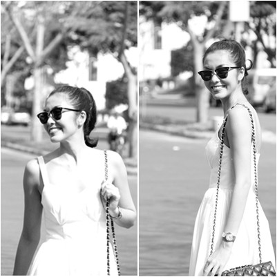 ... và khoác trên người những bộ trang phục giản đơn nhất.