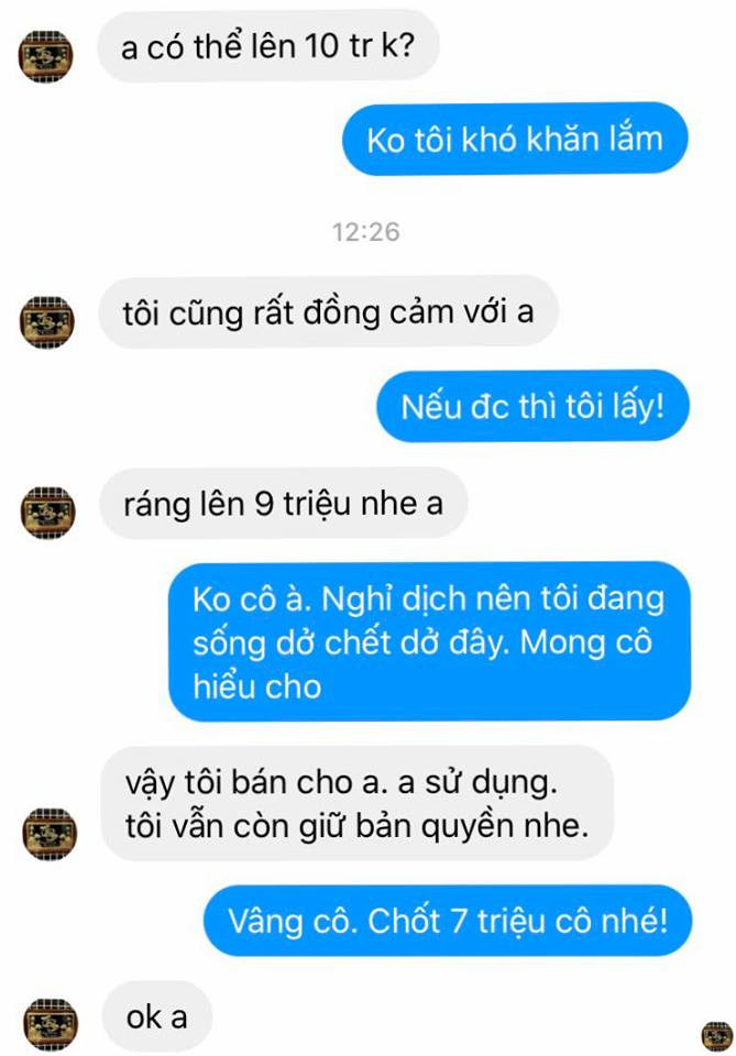 Đoạn đối thoại giữa tác giả và người bán sáng kiến Đoạn đối thoại giữa tác giả và người bán sáng kiến