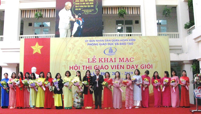 Hội thi giáo viên dạy giỏi. (Ảnh minh hoạ: sogd.hanoi.gov.vn) Hội thi giáo viên dạy giỏi. (Ảnh minh hoạ: sogd.hanoi.gov.vn)