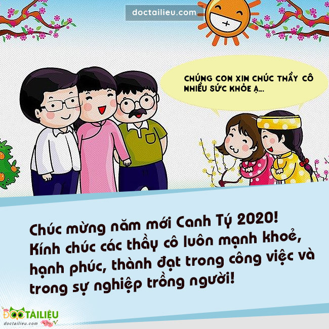 Học sinh đến chúc Tết thầy cô giáo đã trở thành nét đẹp trong văn hóa ngày Tết cổ truyền của người Việt. (Ảnh minh hoạ: Doctailieu.com) Học sinh đến chúc Tết thầy cô giáo đã trở thành nét đẹp trong văn hóa ngày Tết cổ truyền của người Việt. (Ảnh minh hoạ: Doctailieu.com)