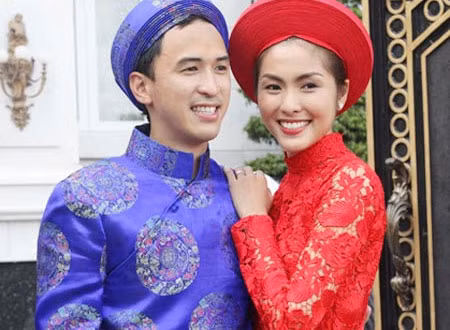 Họ chọn trang phục rất hoàn hảo trong đám cưới của mình