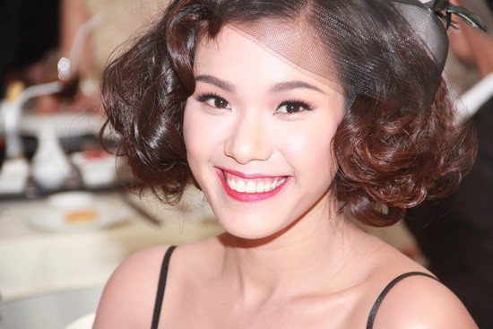 Phương Vy lúc bấy giờ sở hữu làn da trắng sáng và khỏe khoắn.