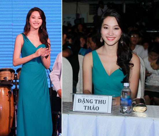 Màu xanh là gam màu yêu thích của Đặng Thu Thảo bởi cô biết mình thực sự xinh đẹp nhất với trang phục màu này Màu xanh là gam màu yêu thích của Đặng Thu Thảo bởi cô biết mình thực sự xinh đẹp nhất với trang phục màu này