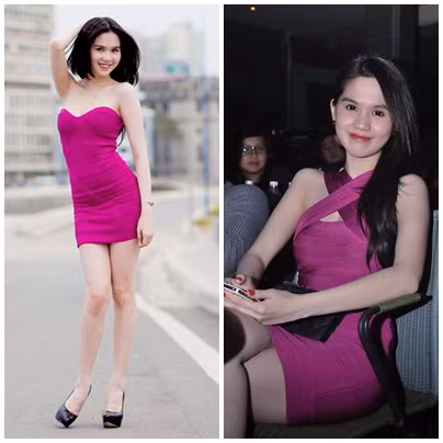 .. lộ ra những đường cong 'chết người'.