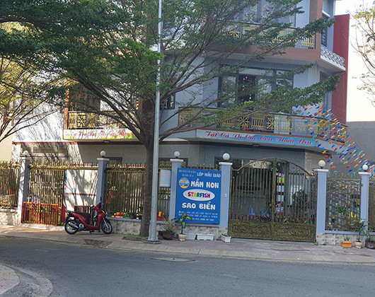 Lớp mẫu giáo, mầm non Sao Biển nằm trong khu dân cư Hà Đô Thới An ở phường Thới An, quận 12 (ảnh: P.L) Lớp mẫu giáo, mầm non Sao Biển nằm trong khu dân cư Hà Đô Thới An ở phường Thới An, quận 12 (ảnh: P.L)