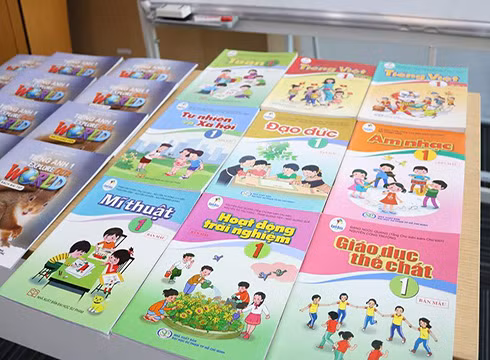 Bộ sách giáo khoa Cánh Diều dành cho học sinh lớp 1 (ảnh: NHG)