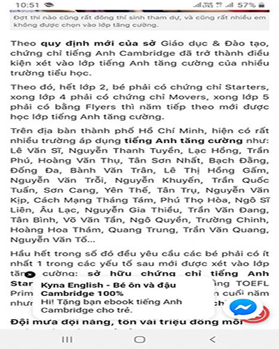 Thông tin đăng không đúng sự thật trên trang web tiengchoanhtre.vn (ảnh: P.L) Thông tin đăng không đúng sự thật trên trang web tiengchoanhtre.vn (ảnh: P.L)