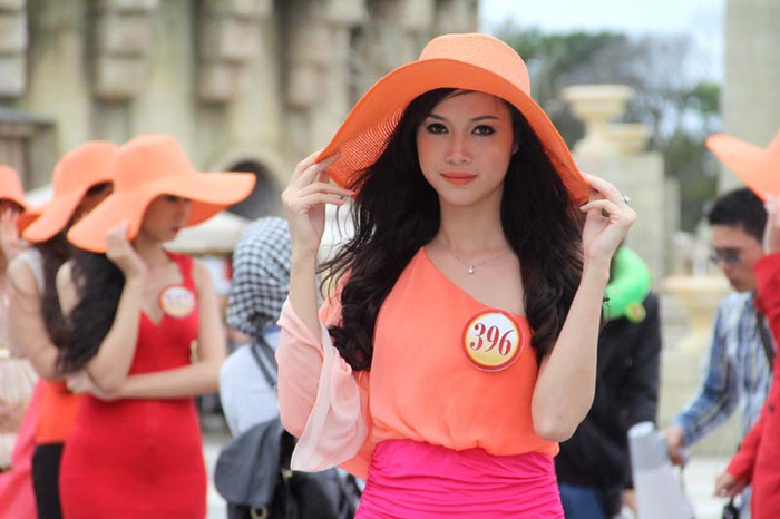 Trong các hoạt động của vòng chung kết, Ngọc Anh tỏ ra hết sức tự tin.