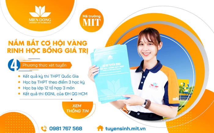 04 phương thức xét tuyển tại MIT University năm 2022