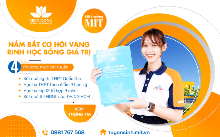 04 phương thức xét tuyển tại MIT University năm 2022