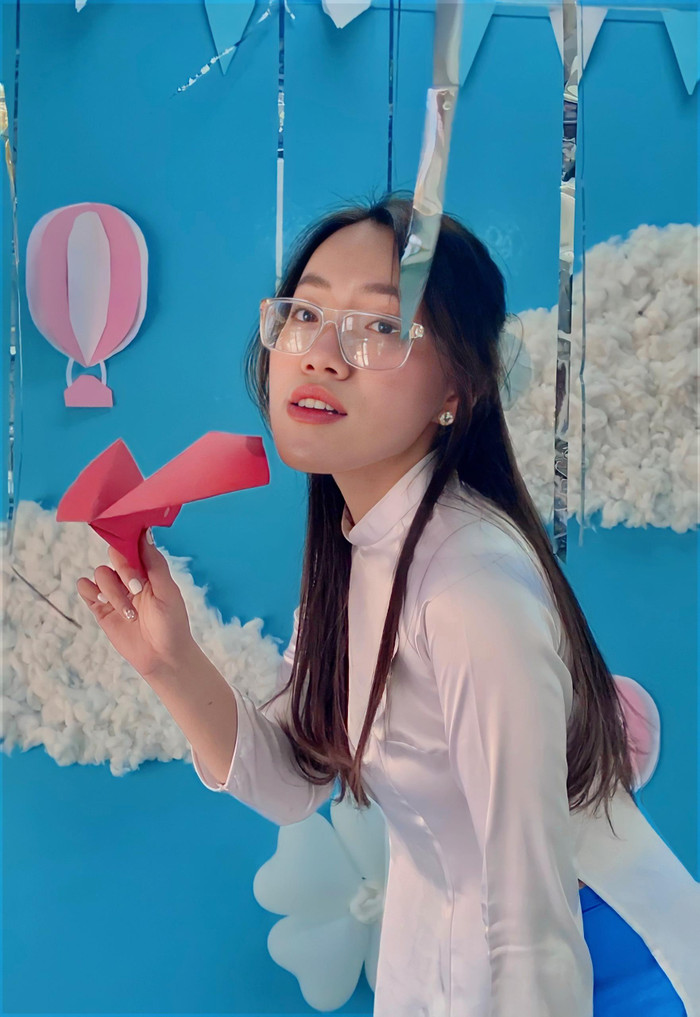 Thanh Mai đã đạt ngưỡng xét tuyển đợt 1 vào Học viện Ngoại giao. (Ảnh: NVCC)