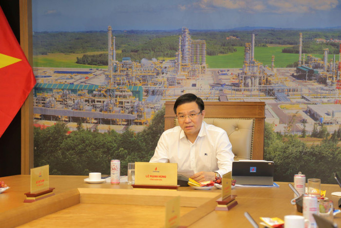 Tổng Giám đốc Petrovietnam Lê Mạnh Hùng phát biểu kết luận Hội nghị Tổng Giám đốc Petrovietnam Lê Mạnh Hùng phát biểu kết luận Hội nghị