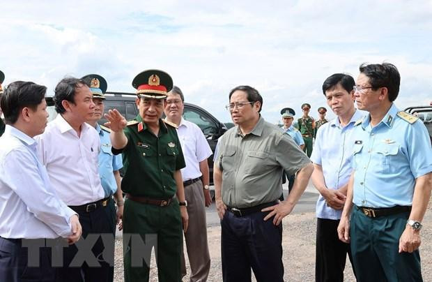 Thủ tướng Phạm Minh Chính kiểm tra, khảo sát dự án nhà ga T3 Cảng hàng không quốc tế Tân Sơn Nhất. (Ảnh: Dương Giang/TTXVN) Thủ tướng Phạm Minh Chính kiểm tra, khảo sát dự án nhà ga T3 Cảng hàng không quốc tế Tân Sơn Nhất. (Ảnh: Dương Giang/TTXVN)
