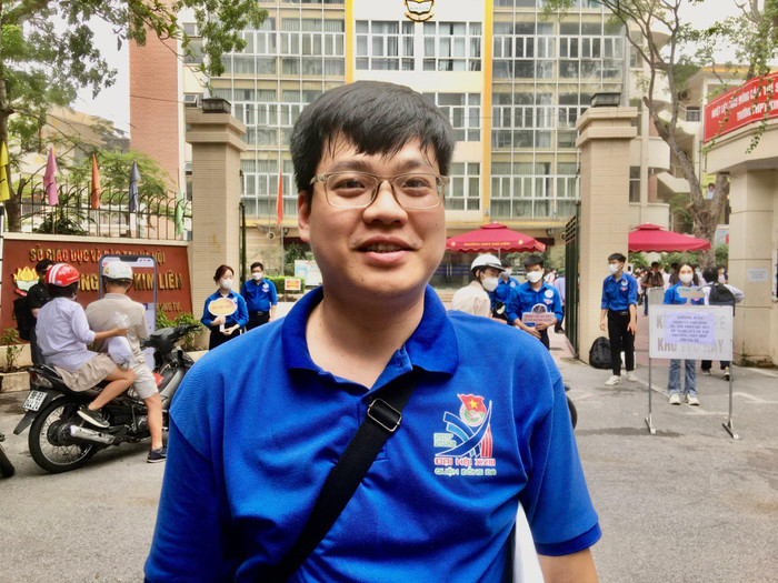 Anh Lê Minh Đức, Bí thư đoàn phường Trung Tự (quận Đống Đa, Hà Nội). (Ảnh: Ngọc Mai). Anh Lê Minh Đức, Bí thư đoàn phường Trung Tự (quận Đống Đa, Hà Nội). (Ảnh: Ngọc Mai).