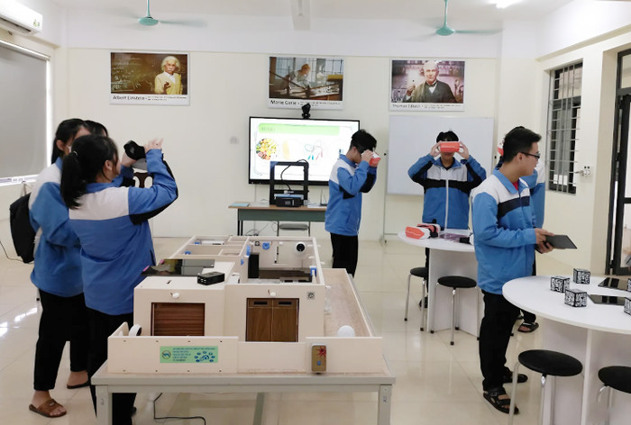 Một buổi học của học sinh Trường Trung học phổ thông Chuyên Lào Cai. Ảnh: NTCC. snapedit-1744604743494-6958-1401.jpg