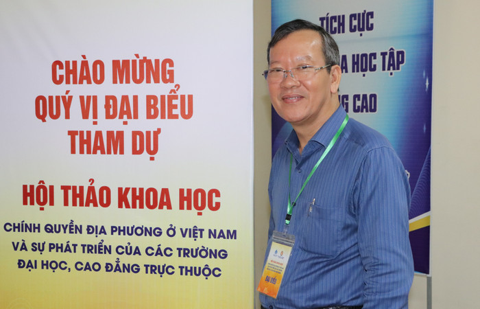 Tiến sĩ Lê Anh Đức - Hiệu trưởng Trường Đại học Đồng Nai. (Ảnh: Nhật Lệ) GDVN_DONG-NAI.JPG