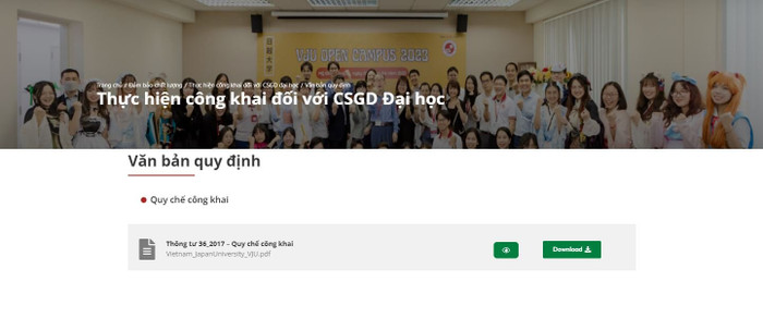 Đầu năm 2024, khi truy cập website nhà trường không tìm thấy dữ liệu báo cáo 3 công khai. (Ảnh chụp màn hình) 3-cong-khai.jpg
