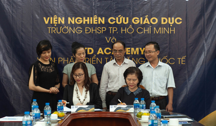 Viện nghiên cứu giáo dục cũng đẩy mạnh hợp tác với các doanh nghiệp. (Ảnh: website Viện nghiên cứu giáo dục) Viện nghiên cứu giáo dục cũng đẩy mạnh hợp tác với các doanh nghiệp. (Ảnh: website Viện nghiên cứu giáo dục)