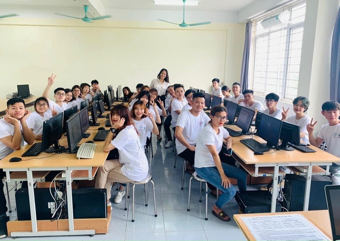 Một tiết học ngành Công nghệ thông tin tại Trường Đại học Thành Đông. (Ảnh: NTCC) unnamed (13).png