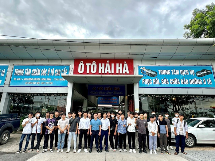 Tất cả các ngành kỹ thuật sinh viên đều được thực hành trực tiếp tại doanh nghiệp. (Ảnh: NTCC) unnamed (12).png